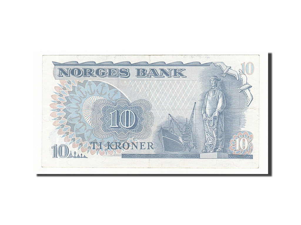Norway, 10 Kroner, 1979, KM #36c, UNC(60-62), BA5707663