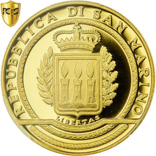 Munten, San Marino, 50 Euro, 2002, Rome, PCGS, PR69DCAM, FDC, Goud, KM:461