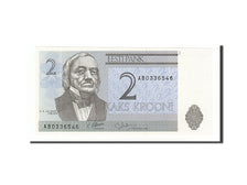 Billet, Estonia, 2 Krooni, 1992, NEUF