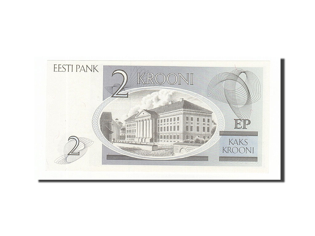 Billet, Estonia, 2 Krooni, 1992, NEUF