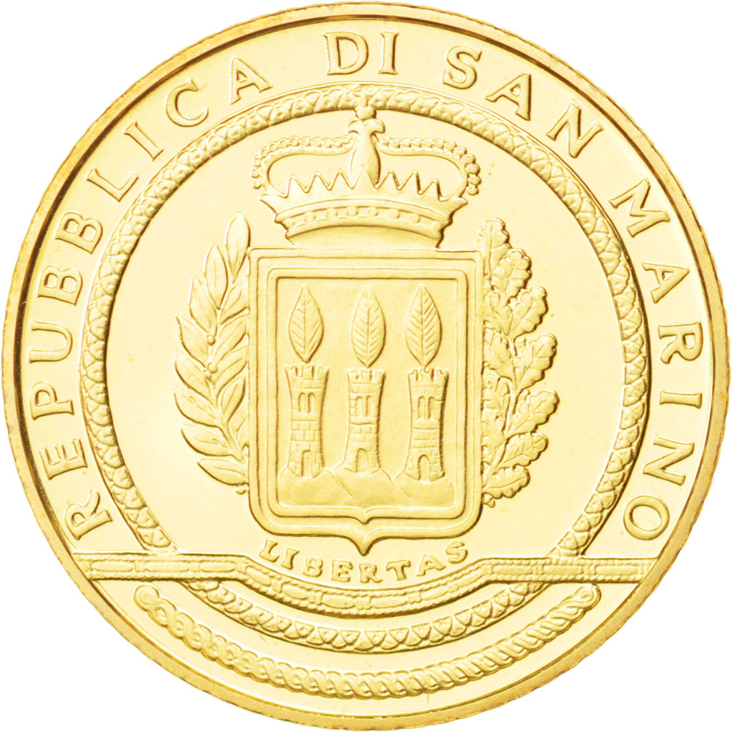 San Marino, 20 Euro, 2002, Rome, MS(65-70), Gold, KM:460