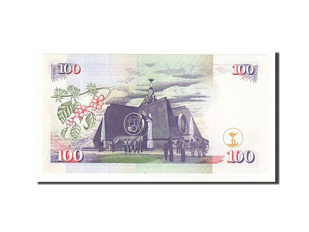 Banknote, Kenya, 100 Shillings, 1996, 1996-07-01, UNC(63)