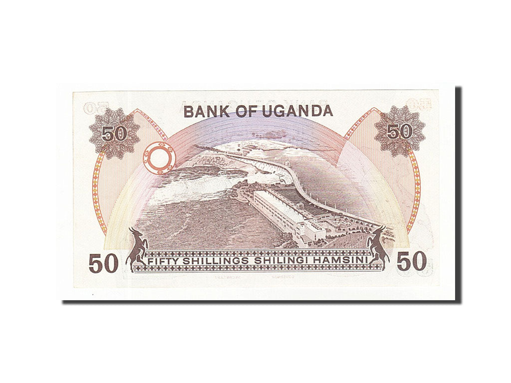 Uganda, 50 Shillings, 1982, KM #18a, UNC(65-70), C/27 433830