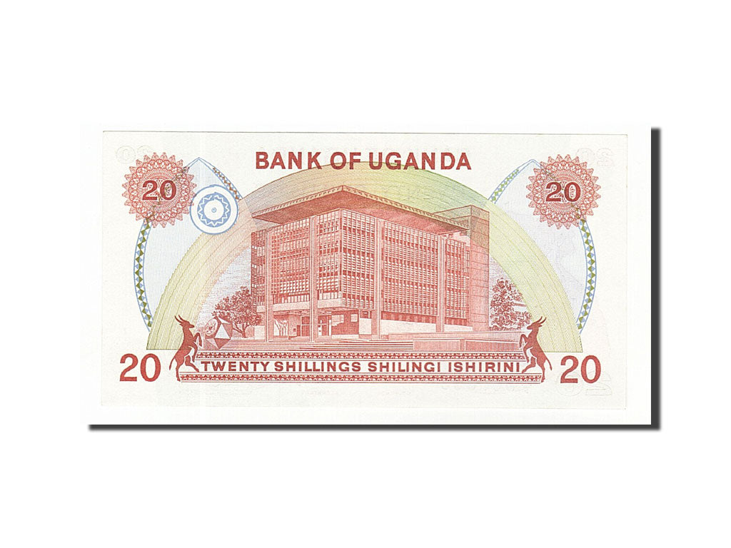 Banknote, Uganda, 20 Shillings, 1982, UNC(65-70)