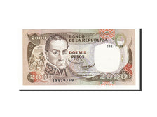 Colombia, 2000 Pesos, 1994, 1994-11-01, SPL