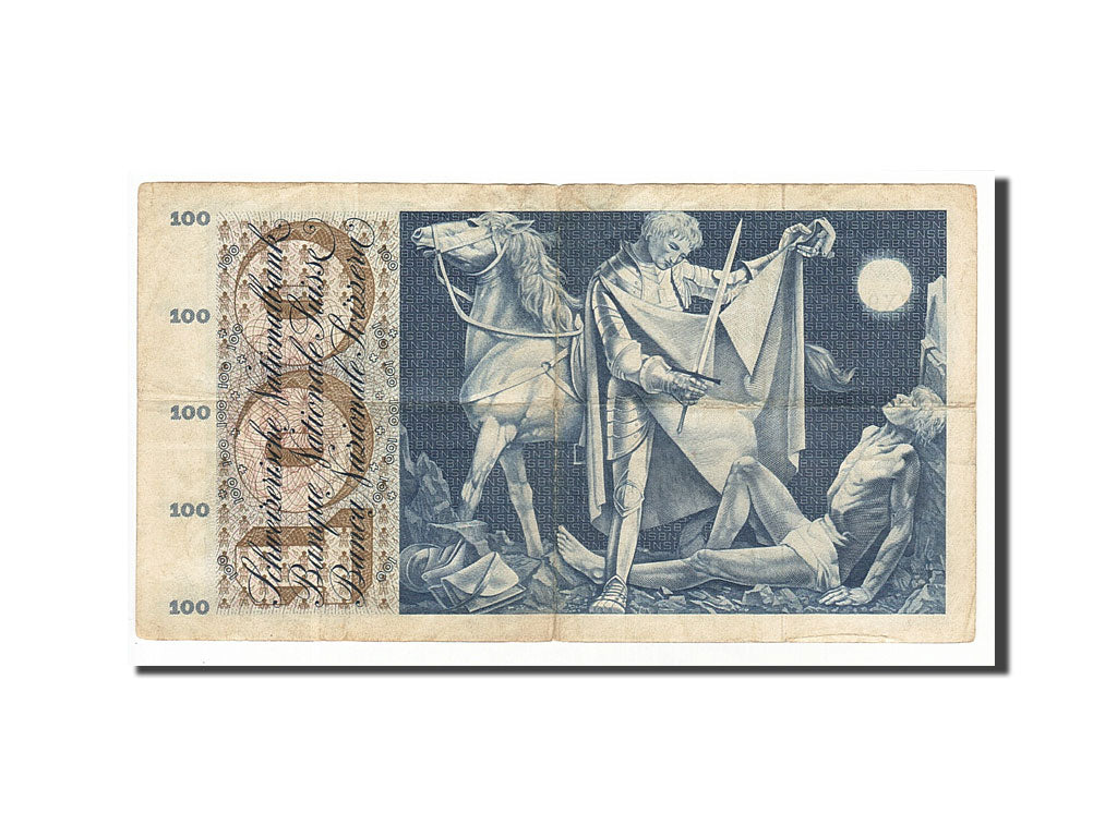 Switzerland, 100 Franken, 1961, KM #49d, 1961-12-21, EF(40-45), 27X94423