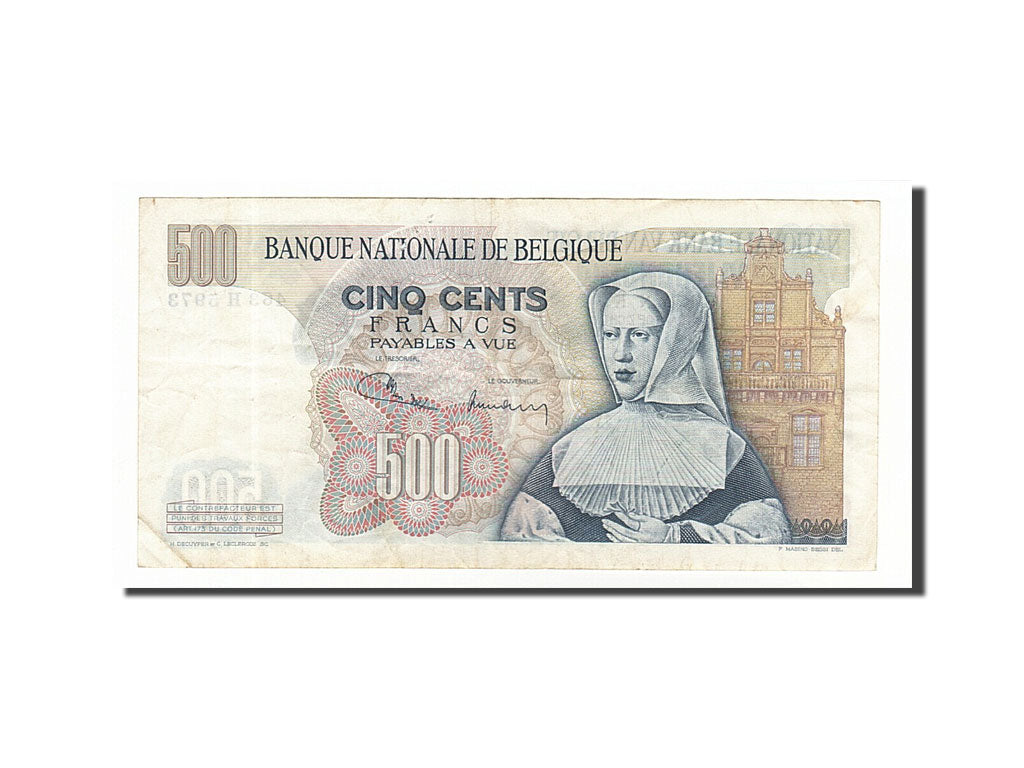 Belgium, 500 Francs, 1971, KM #135a, 1971-05-13, AU(50-53), 463H5973
