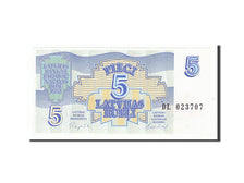 Lettonie, 5 Rubli type 1992