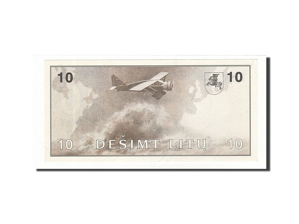 Lithuania, 10 Litu, 1991, KM #47a, UNC(63), AA8064238