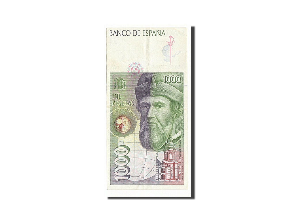 Banknote, Spain, 1000 Pesetas, 1992, 1992-10-12, EF(40-45)