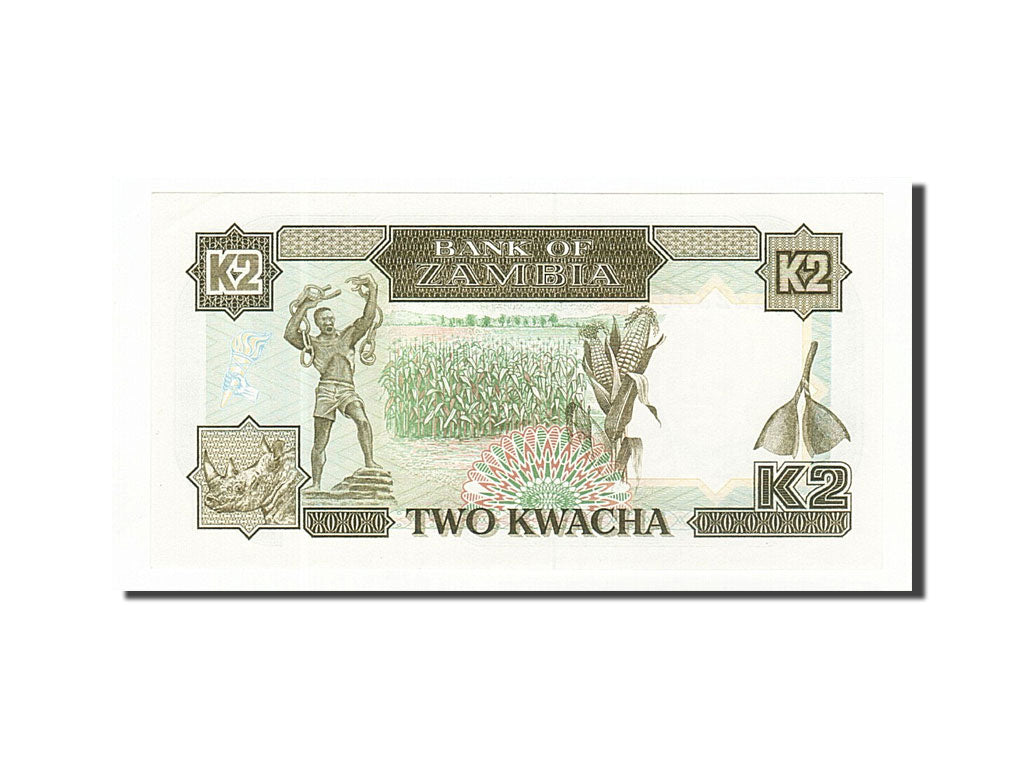 Zambia, 2 Kwacha, 1989, KM #29a, UNC(63), A/C5223204