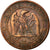 Moneta, Francia, Napoleon III, Napoléon III, 10 Centimes, 1863, Strasbourg, MB