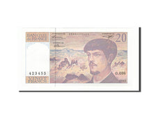 Banknote, France, 20 Francs, 20 F 1980-1997 ''Debussy'', 1992, UNC(65-70)