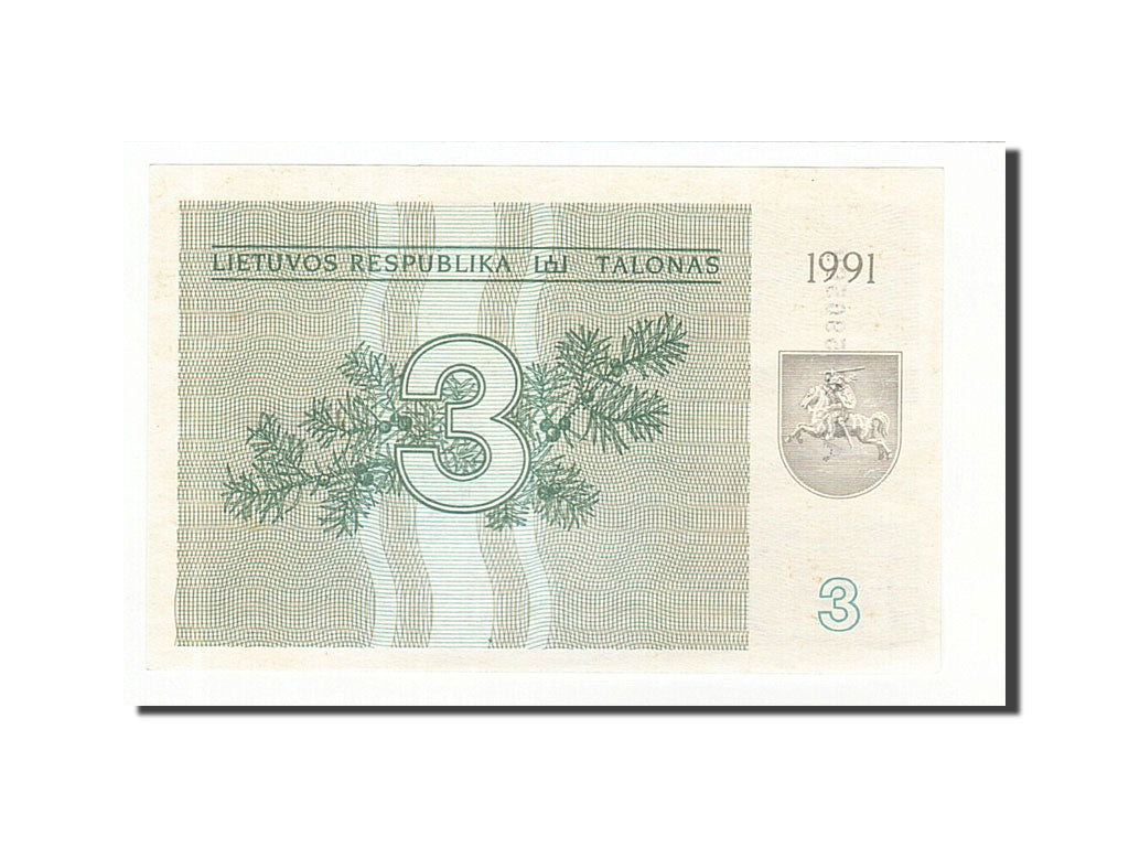 Lithuania, 3 (Talonas), KM #33a, AE 590568