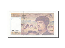 Banknote, France, 20 Francs, 20 F 1980-1997 ''Debussy'', 1992, UNC(65-70)