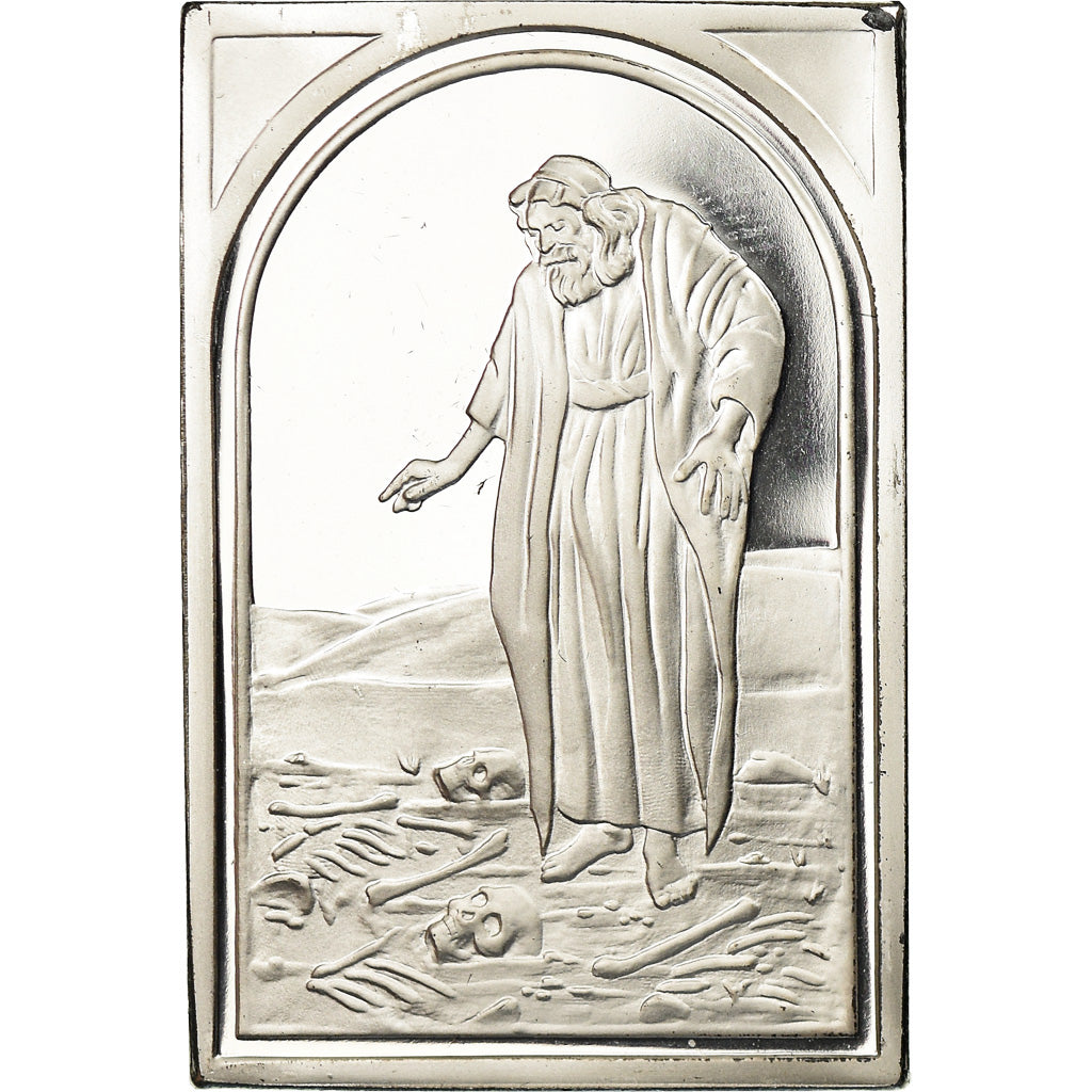 Vatican, Medal, Institut Biblique Pontifical, Ezekiel 37,10, Religions &