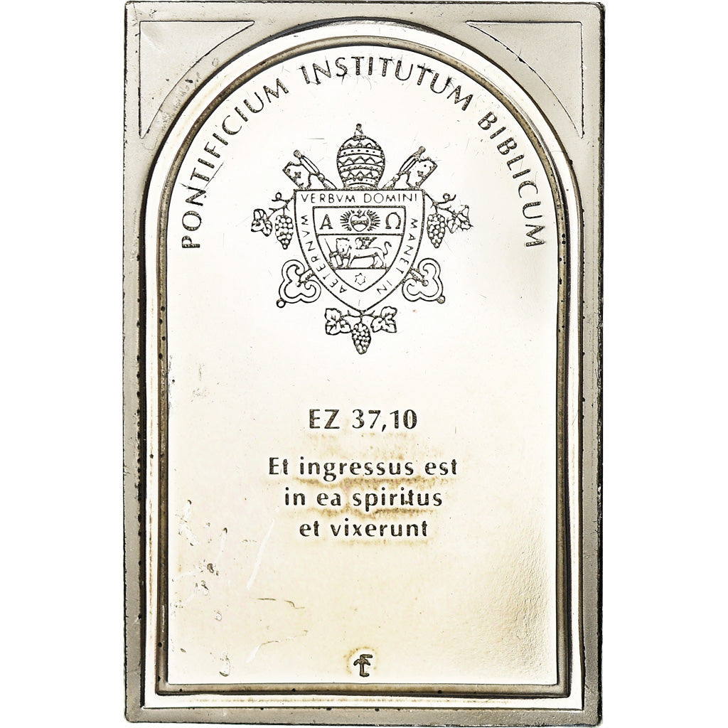 Vatican, Medal, Institut Biblique Pontifical, Ezekiel 37,10, Religions &