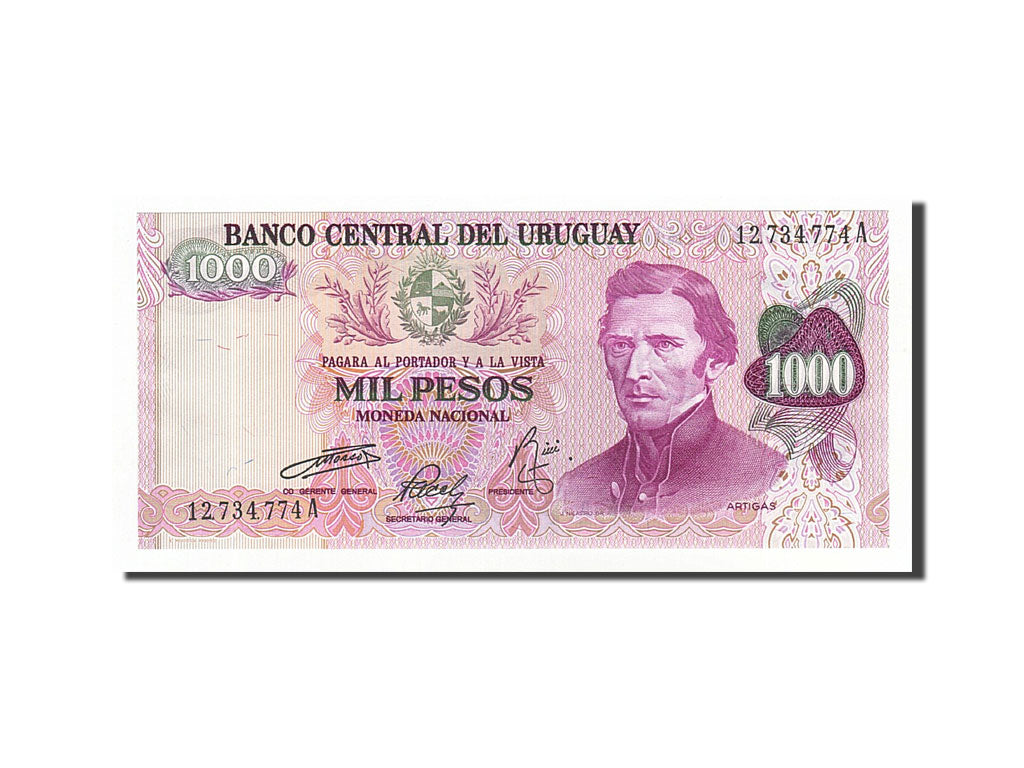 Billet, Uruguay, 1000 Pesos, 1974, NEUF