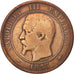France, Napoleon III, 10 Centimes, 1853, Paris, VF(20-25), Bronze, KM 771.1