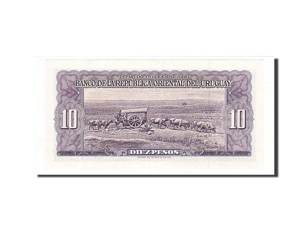 Uruguay 10 Pesos 1939 KM:37D 1939-01-02 UNC(65-70) 6403896