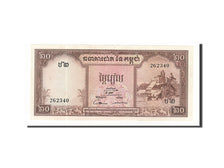 Banconote, Cambogia, 20 Riels, 1972, KM:5d, Undated, SPL