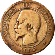 Coin, France, Napoleon III, Napoléon III, 10 Centimes, 1853, Strasbourg