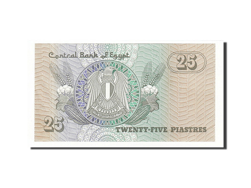 Banknote, Egypt, 25 Piastres, Undated, Undated, KM:54, UNC(60-62)