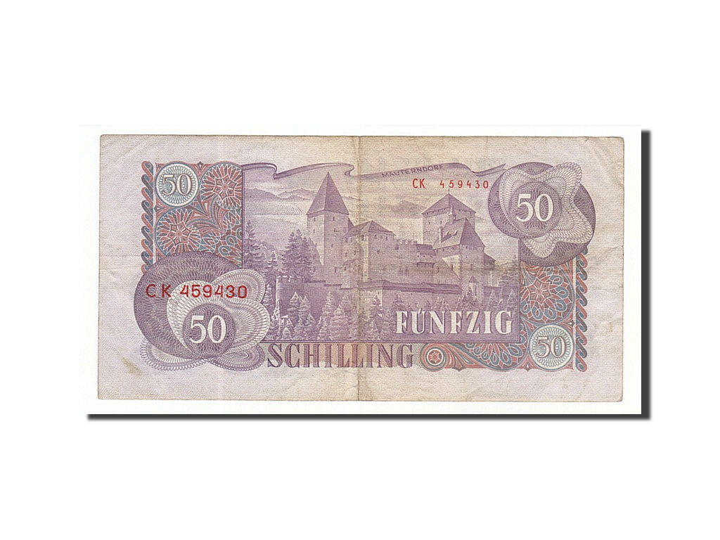 Austria 50 Schilling 1962 KM:137a 1962-07-02 EF(40-45) CK459430