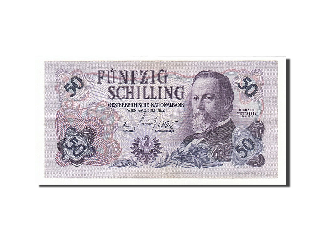 Austria 50 Schilling 1962 KM:137a 1962-07-02 EF(40-45) CG544275