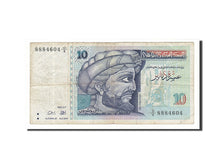 Tunisia 10 Dinars 1994 KM:87 1994-11-07 VF(20-25) D8 8884604