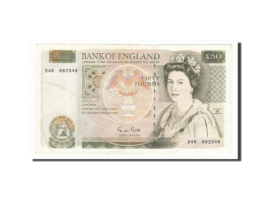 Banknote, Great Britain, 50 Pounds, Undated (1981-93), Undated, KM:381b