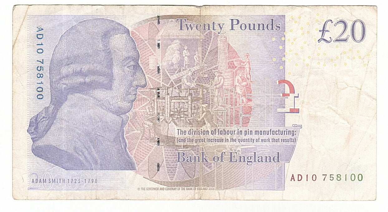 Great Britain 20 Pounds  (2007) KM:392a  VF(30-35) AD41 758100