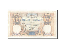 Geldschein, Frankreich, 1000 Francs, 1940, 1940-05-23, SS, Fayette:38.47, KM:90c