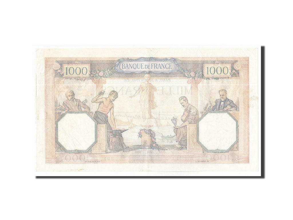 FRANCE, 1000 Francs, 1940, KM:90c, 1940-06-20, TB+, K.9992, Fayette:38.49