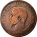 Moneta, Francia, Napoleon III, Napoléon III, 10 Centimes, 1855, Strasbourg, B
