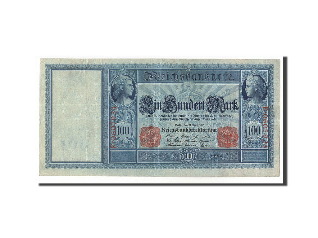 Germany, 100 Mark, 1910, KM:42, 1910-04-21, EF(40-45), F.0607934