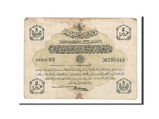 Turkey, 5 Piastres, 1916, Undated, KM:87, VF(20-25)
