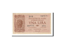 Italy, 1 Lira, 1944, KM:29a, 1944-11-23, TTB, 203 047575