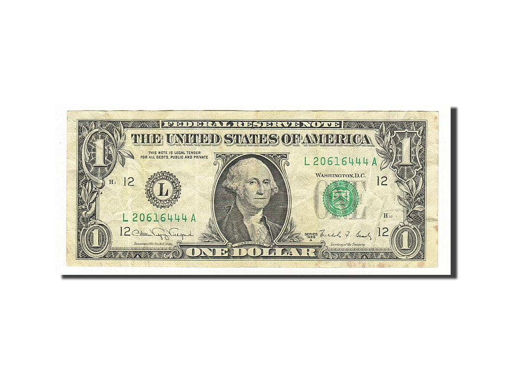 United States, One Dollar, 1988, KM:3867, Undated, EF(40-45), L20616444A