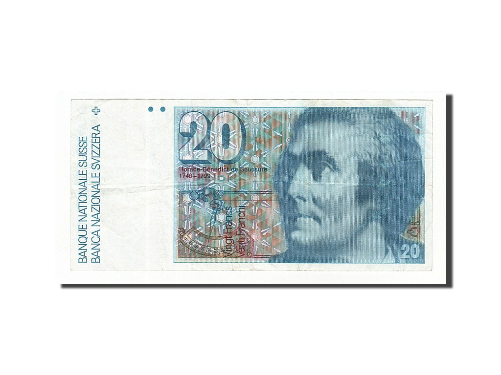 Switzerland, 20 Franken, 1983, KM:55e, Undated, EF(40-45)