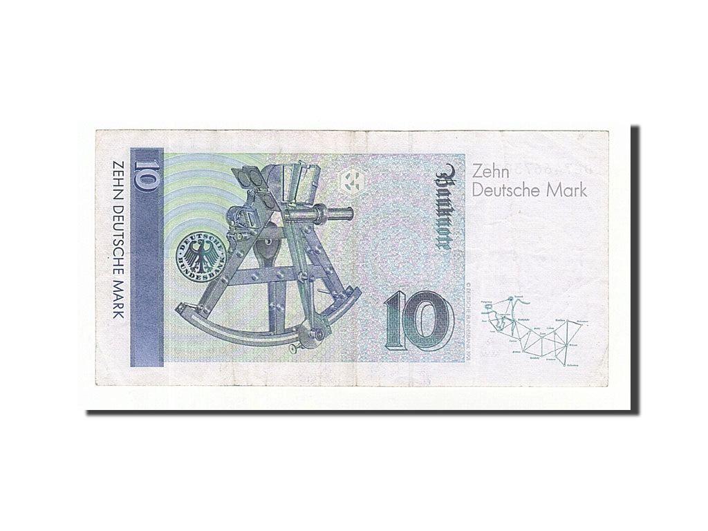 GERMANY - FEDERAL REPUBLIC, 10 Deutsche Mark, 1993, KM:38c, 1993-10-01, EF(40...