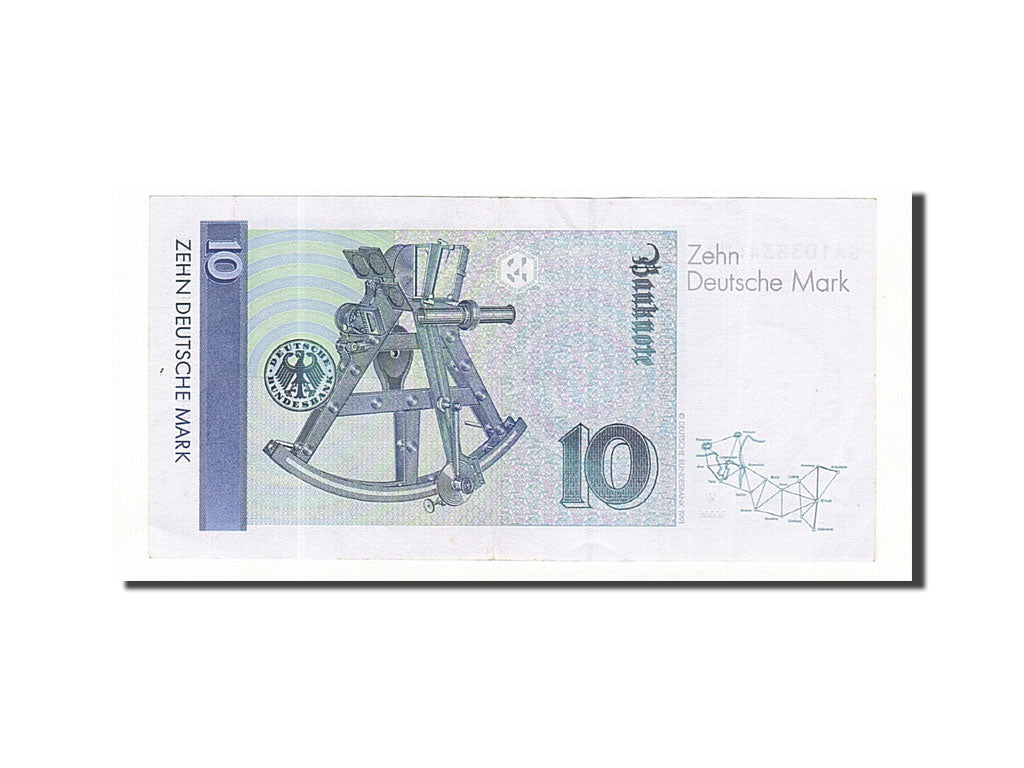 GERMANY - FEDERAL REPUBLIC, 10 Deutsche Mark, 1993, KM:38c, 1993-10-01, AU(55...