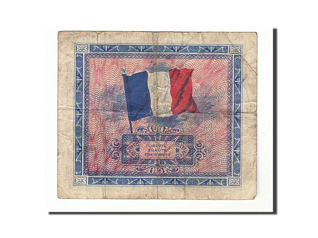 France, 2 Francs, 1944, KM:114a, 1944-06-06, TB