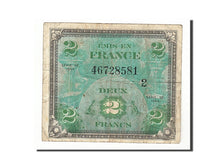 France, 2 Francs, 1944, KM:114b, 1944-06-06, TB