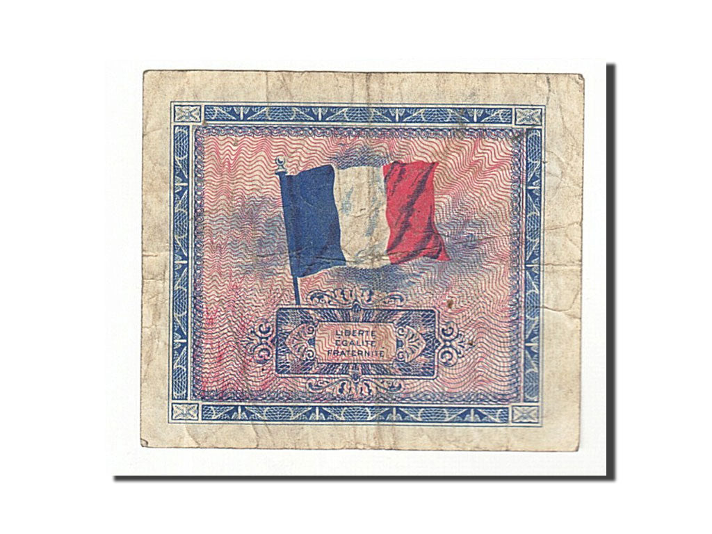 France, 2 Francs, 1944, KM:114b, 1944-06-06, TB