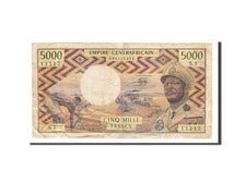 Central African Republic, 5000 Francs, 1979, KM:7, Undated, VF(30-35)
