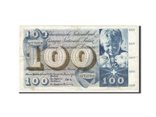Switzerland, 100 Franken, 1965, 1965-01-21, KM:49g, VF(30-35)