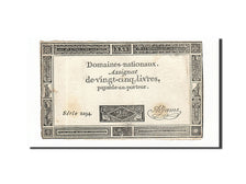 France, 25 Livres, 1793, KM:A71, 1793-06-06, B+, Lafaurie:168