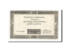 France, 25 Livres, 1793, KM:A71, 1793-06-06, TB, Lafaurie:168