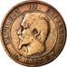 Monnaie, France, Napoleon III, Napoléon III, 10 Centimes, 1857, Strasbourg, B+